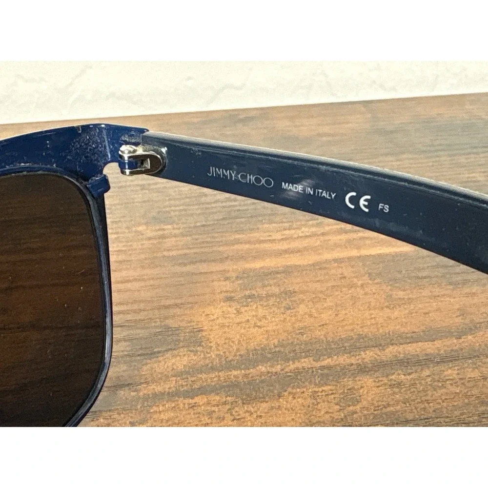 Jimmy Choo JC189 Navy Blue Glitter Cat Eye Eyeglass FRAMES Made in Italy JOJ 140